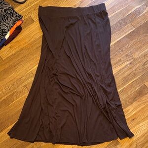 Cato Chocolate Brown Maxi Skirt